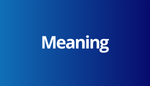 Cognitive Need - Meaning